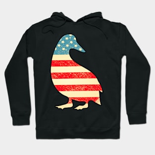 American Flag Duck Hoodie